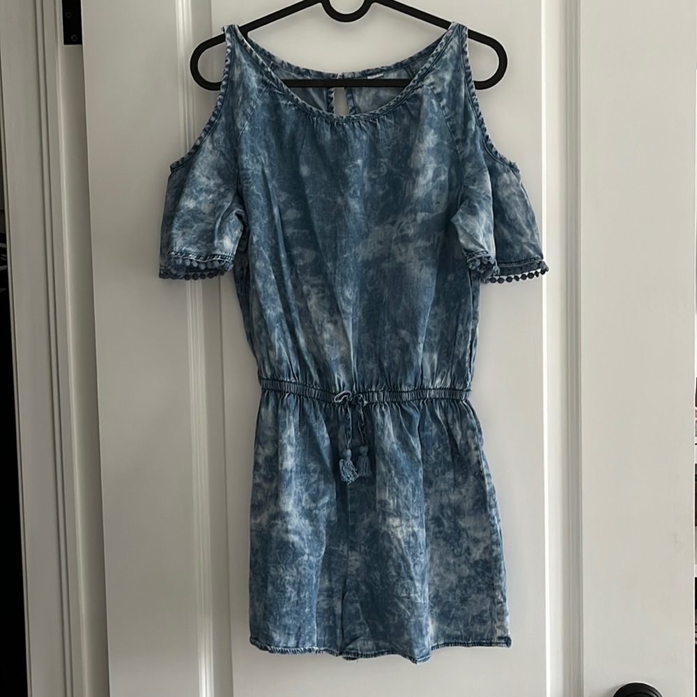 Ardene Blue washed romper